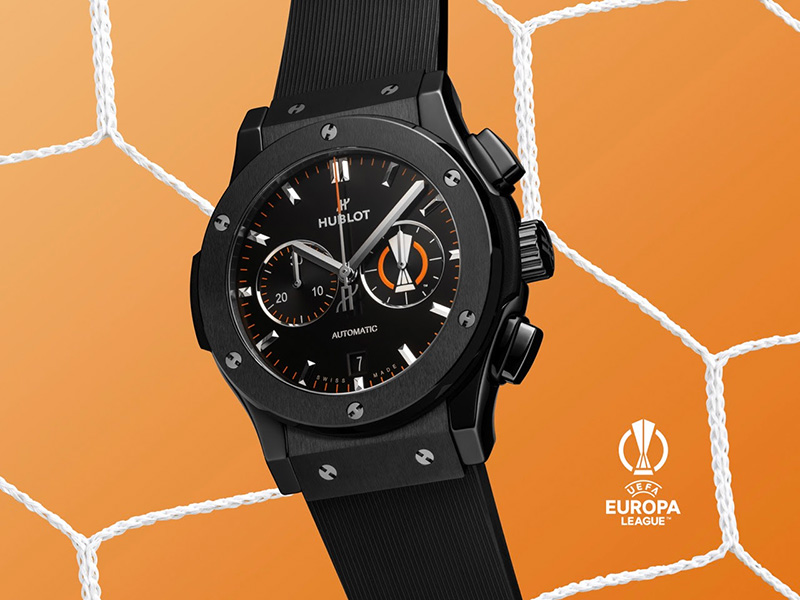 هوبلو تطلق ساعة Classic Fusion Chronograph UEFA Europa League الجديدة لعشاق كرة القدم